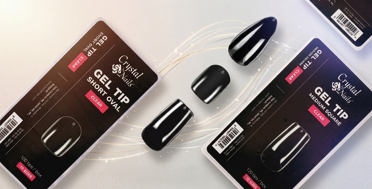 How to use Crystal Nails Gel Tip Box & Gel Tip Glue