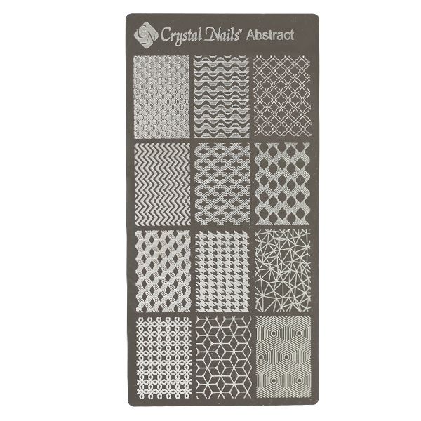 Stencil Plate - Abstract