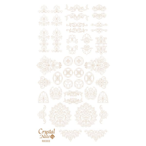 Water Decal - Rococo Gold