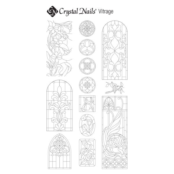 Water Decal - Vitrage Black
