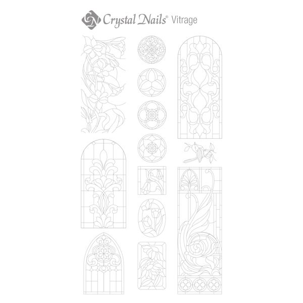 Water Decal - Vitrage Silver