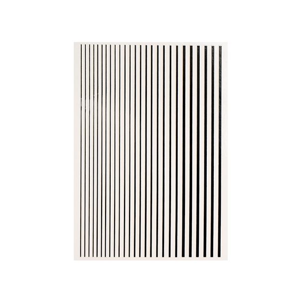 Magic Stripes Sticker BLACK