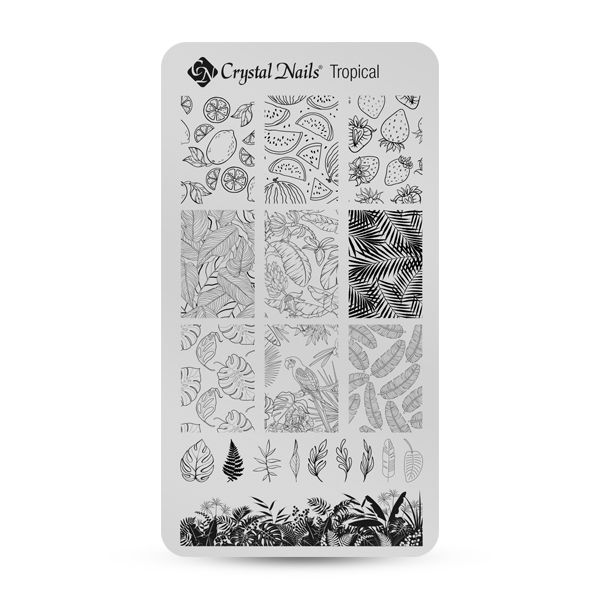 Stencil Plate - Tropical