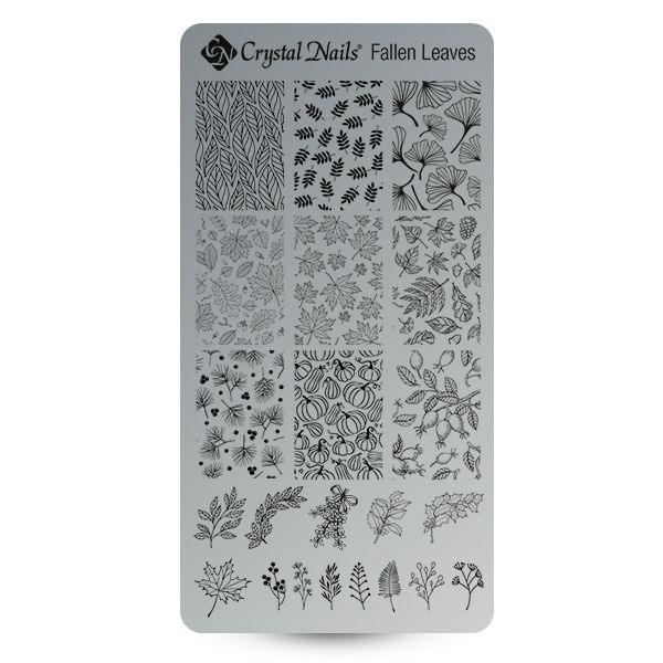 Stencil Plate - Fallen Leaves