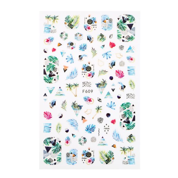 Nail Art Sticker - Exotic Travel (F-609)