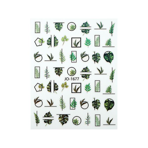 Nail Sticker ( JO-1677) - Wild Greenery