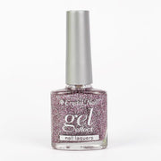 Gel Effect Nail Polish - 43 Glitter Pink