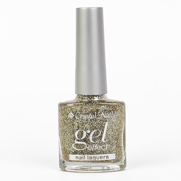 Gel Effect Nail Polish - 44 Glitter Gold