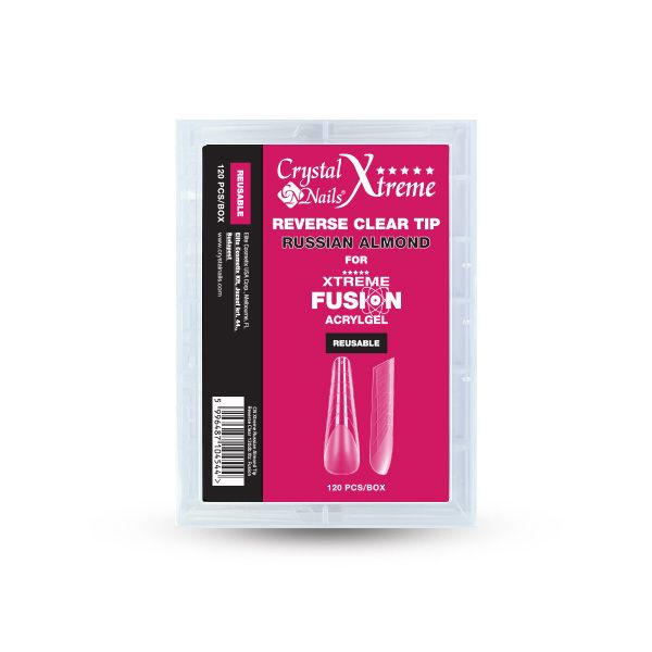 Xtreme Fusion AcrylGel Universal Reverse Tip (120pcs) - Russian almond