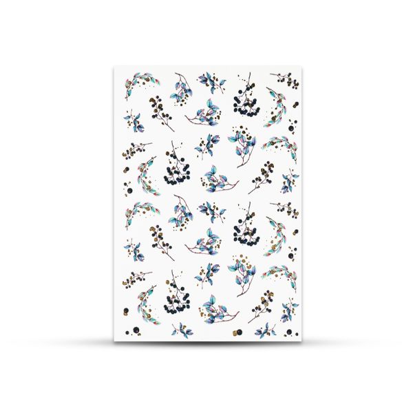 Water Decal - Winter Bloom