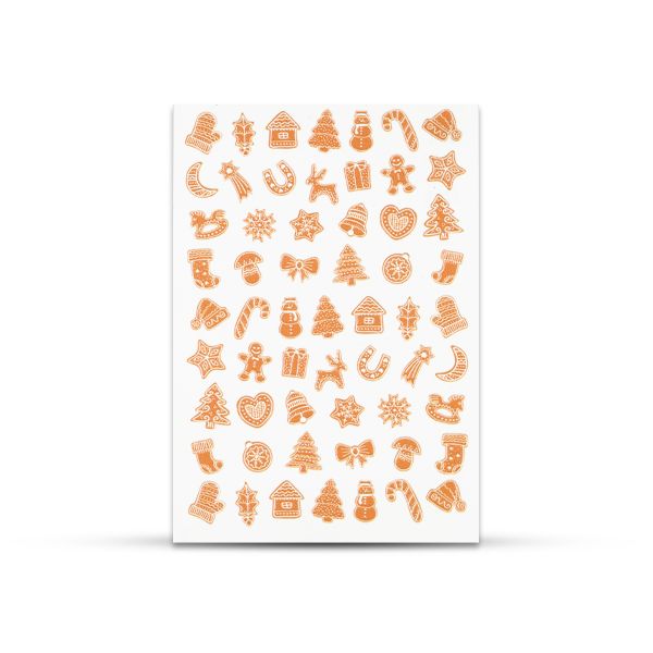 Water Decal 3D - Gingerbread