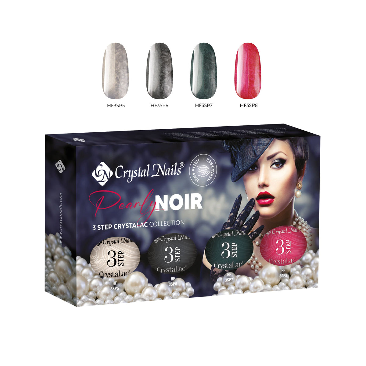 3 Step Hema Free Kit Pearly Noir (4x4ml)