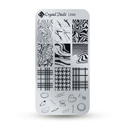 Stencil Plate - Lines
