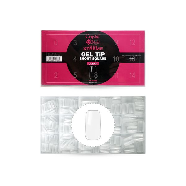 Xtreme Gel Tip Box - short square