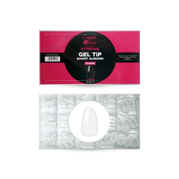 Xtreme Gel Tip Box - short almond