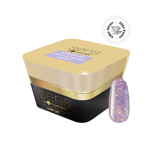 SENS Aurora Decor & Builder Gel - Violet