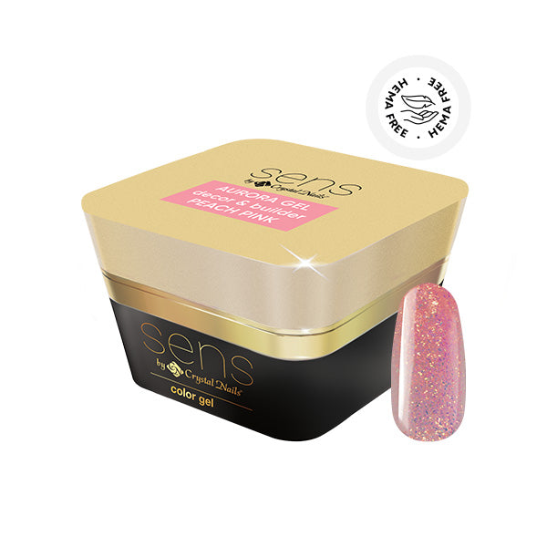 SENS Aurora Decor & Builder Gel - Peach Pink