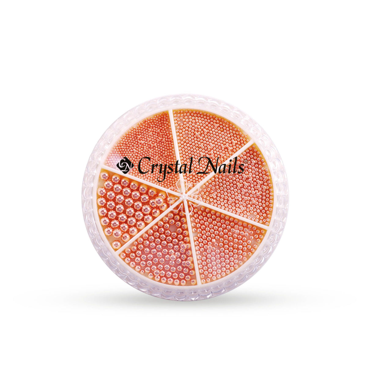 Metallic Nail Pearl Set - Half Pearl - Rosegold