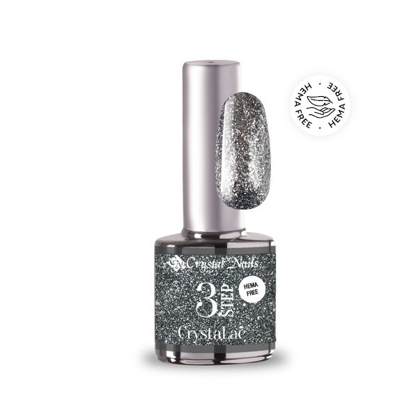 CrystaLac - 3S205 Full Platinum Sparkling Graphite