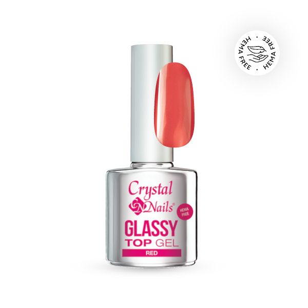 Glassy Top Gel Red