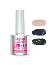 Confetti Top Gel - Matte White (4ml)